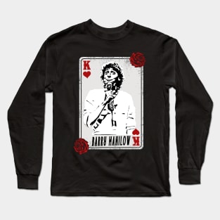 Vintage Card Barry Manilow Long Sleeve T-Shirt